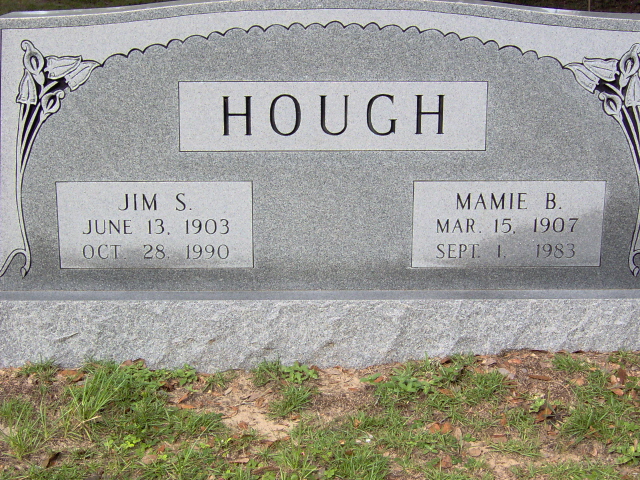 Headstone for Hough, Mamie B.